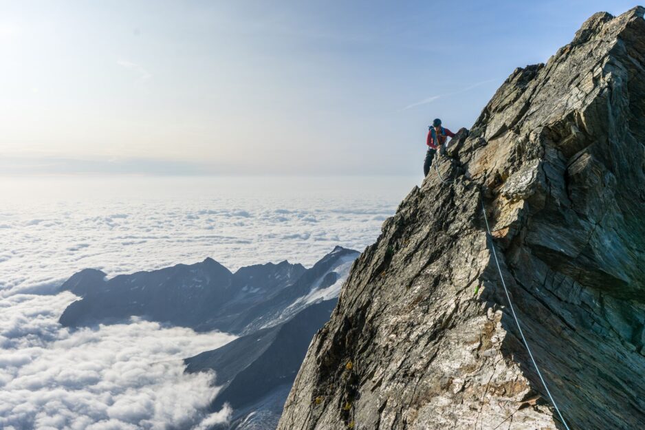 Umweltbaustein Klettern Alpin