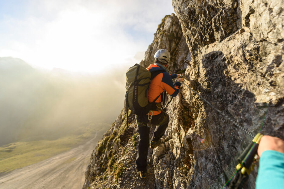 Umwelttraining Klettersteig